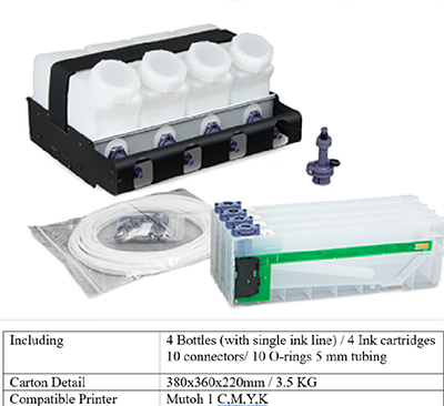 Bulk Ink System 4Cart- 4Bulk wChip Read