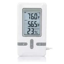 RadioShack 02716-1 Indoor/Outdoor Wired Thermometer/Hygrometer 